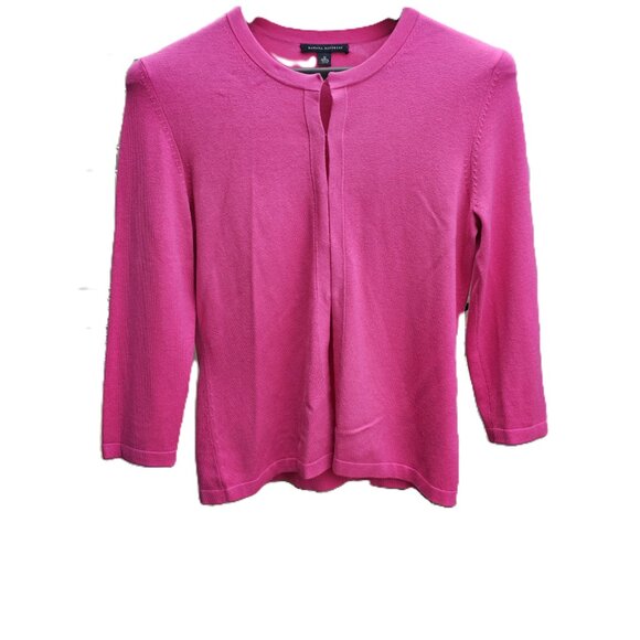 Banana Republic 3/4 Sleeve Cardigan Pink Medium - Picture 1 of 8
